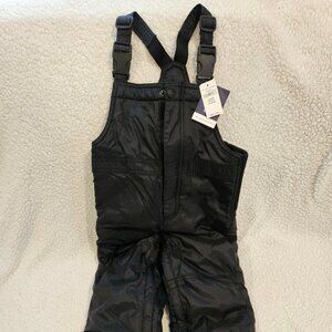 NWT Baby Gap Black 4T Snowbib